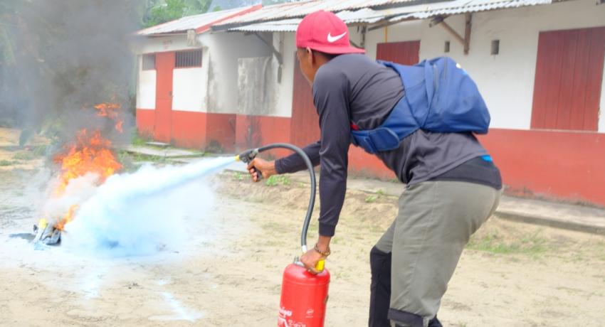 Formation de nos 445 agents sur l'incendie