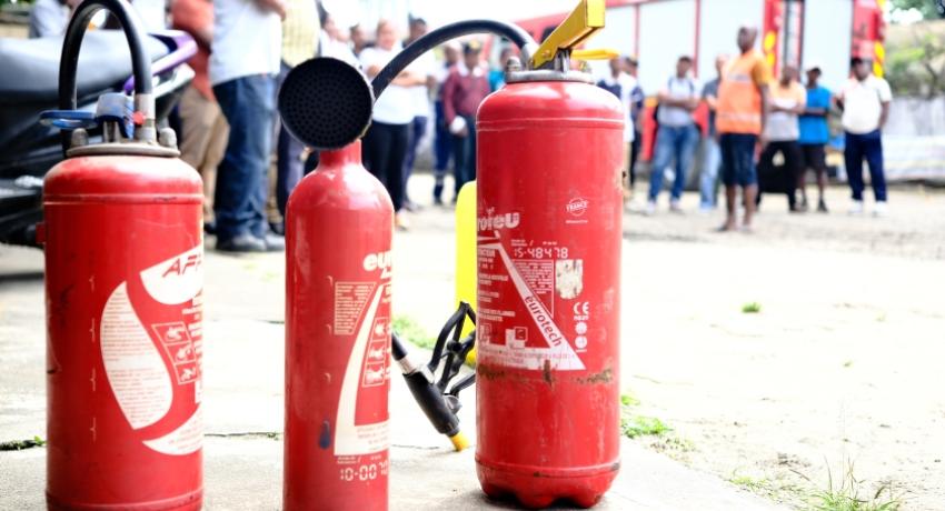 Formation de nos 445 agents sur l'incendie