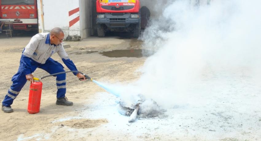 Formation de nos 445 agents sur l'incendie