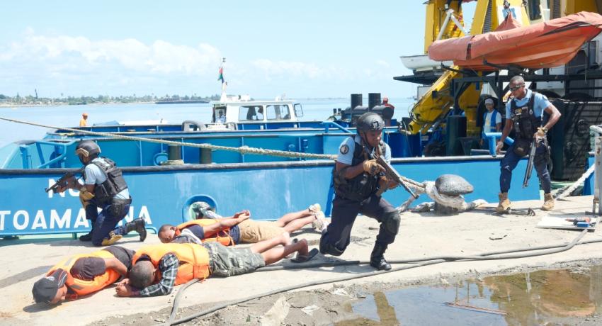 Entraînement de sûreté au Port de Toamasina