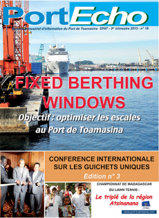 Bulletin trimestriel d’information du Port de Toamasina S.P.A.T. - 3ème trimestre 2013 - n°18